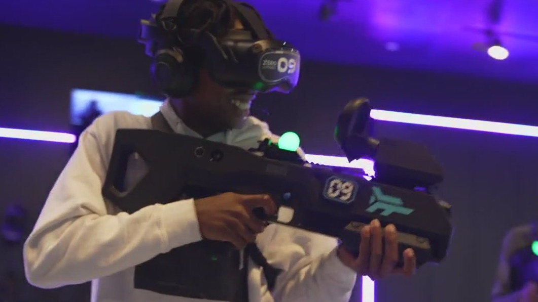 Virtual reality gaming at Westshore Plaza Mall